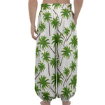 Palm Tree Pattern Print Lantern Pants