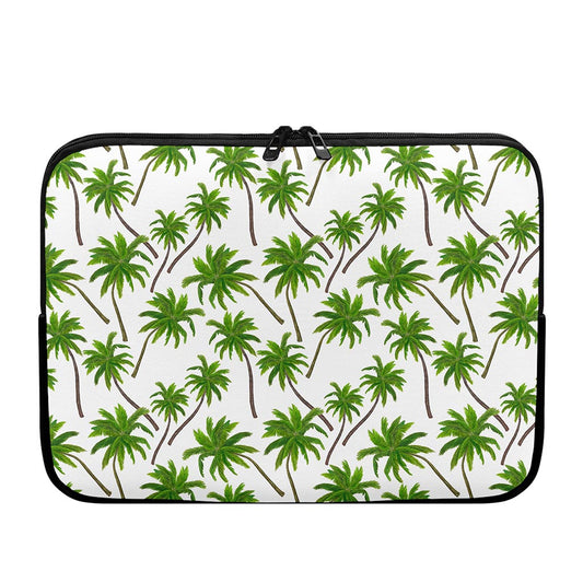 Palm Tree Pattern Print Laptop Sleeve