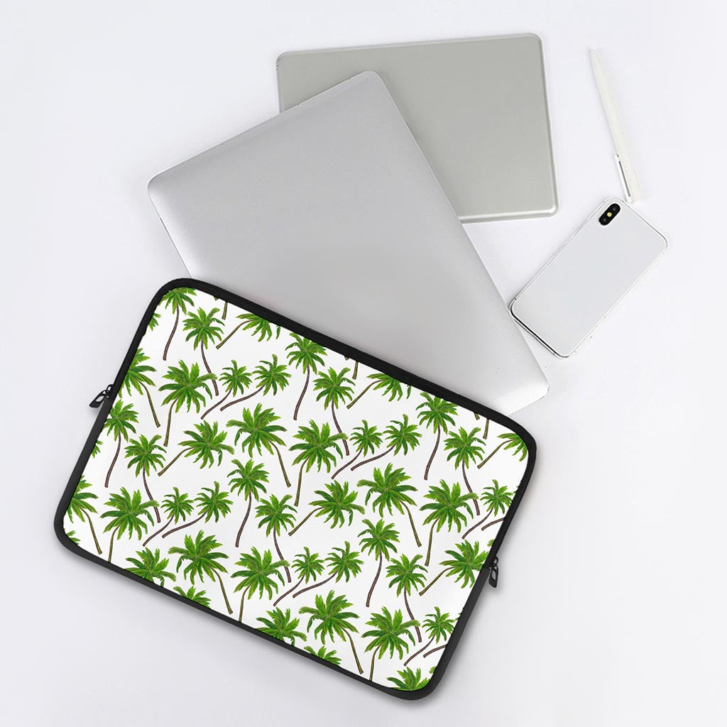 Palm Tree Pattern Print Laptop Sleeve