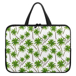Palm Tree Pattern Print Laptop Sleeve With Handle