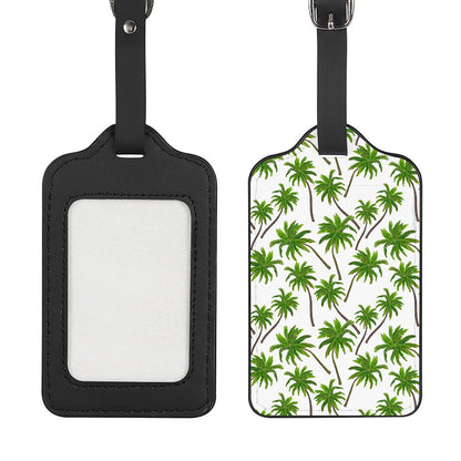 Palm Tree Pattern Print Luggage Tag