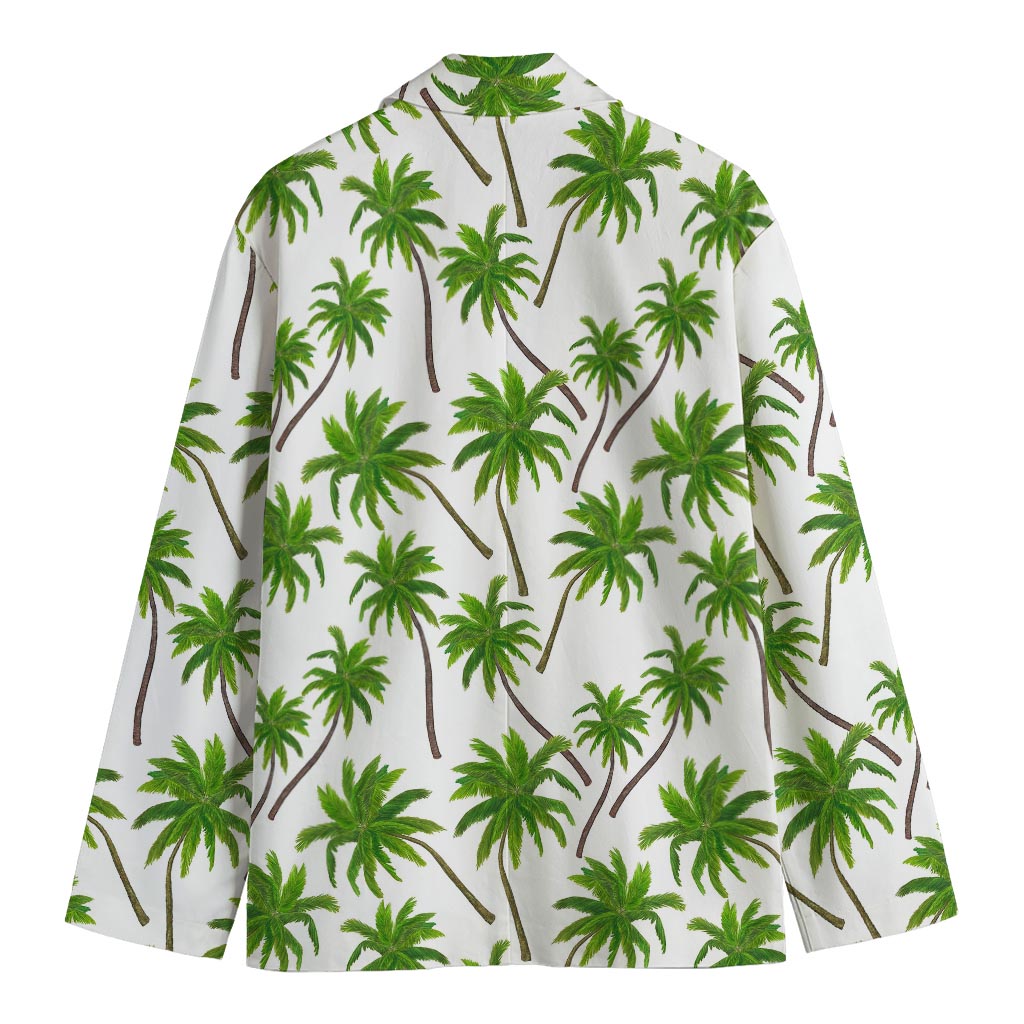 Palm Tree Pattern Print Men's Blazer
