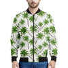 Palm Tree Pattern Print Men's Bomber Jacket
