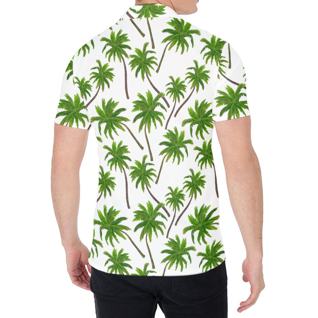 Palm Tree Pattern Print Men's Shirt