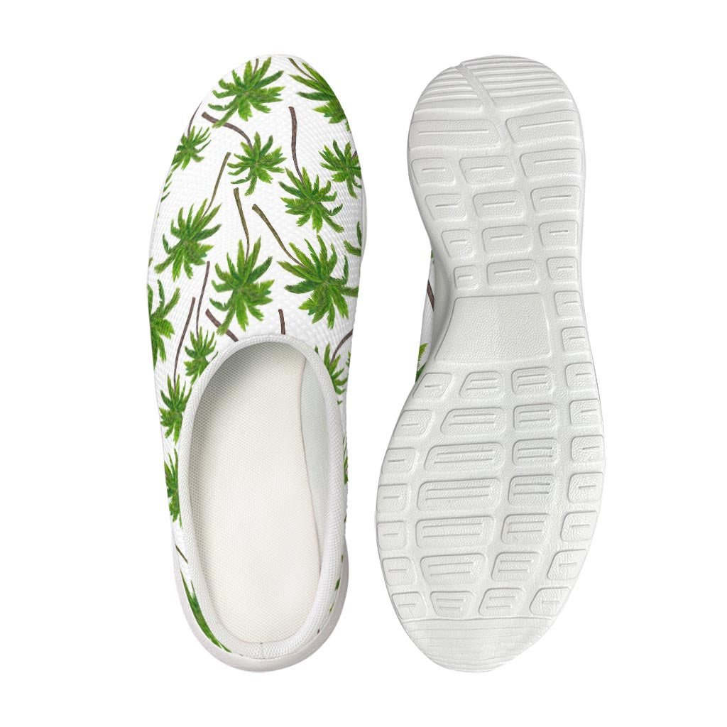 Palm Tree Pattern Print Mesh Casual Shoes