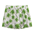 Palm Tree Pattern Print Mesh Shorts