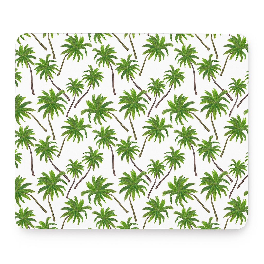 Palm Tree Pattern Print Mouse Pad