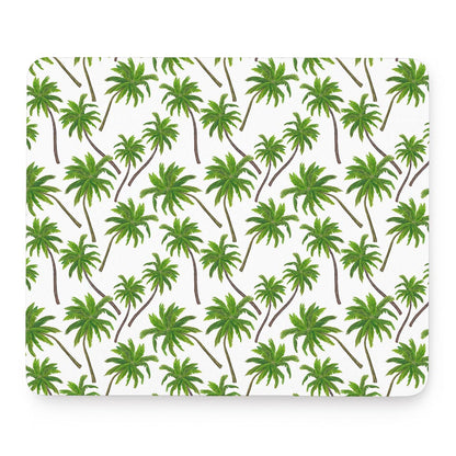 Palm Tree Pattern Print Mouse Pad