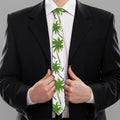 Palm Tree Pattern Print Necktie