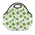 Palm Tree Pattern Print Neoprene Lunch Bag