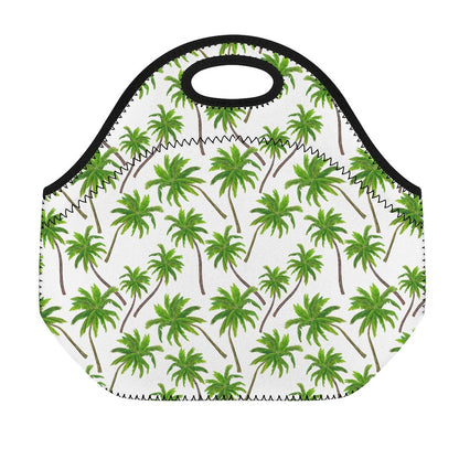 Palm Tree Pattern Print Neoprene Lunch Bag
