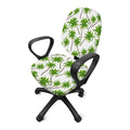 Palm Tree Pattern Print Office Chair Cover