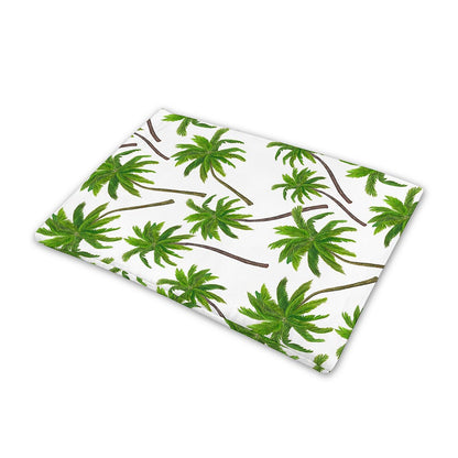 Palm Tree Pattern Print Pet Cooling Mat Cover