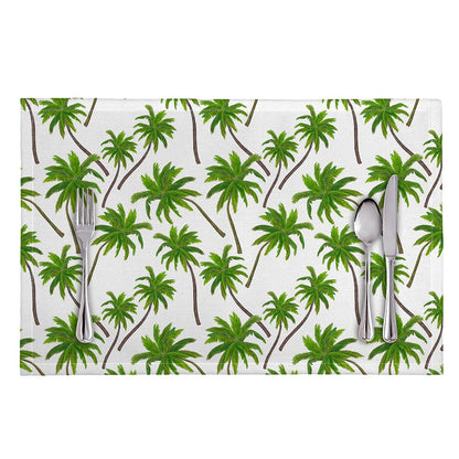 Palm Tree Pattern Print Placemat