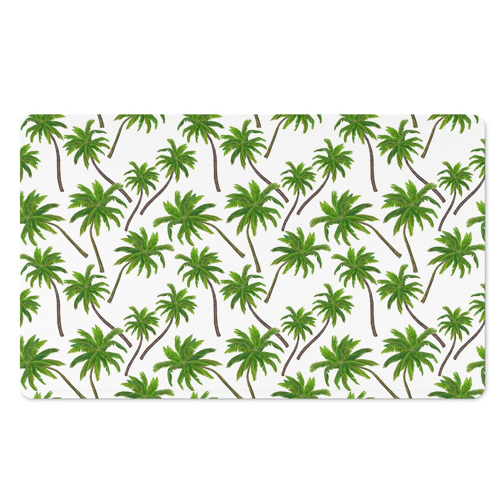 Palm Tree Pattern Print Polyester Doormat