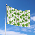 Palm Tree Pattern Print Polyester Flag