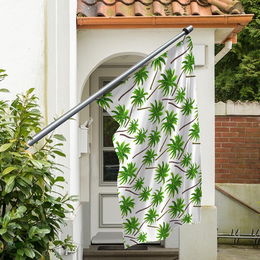 Palm Tree Pattern Print Polyester Flag