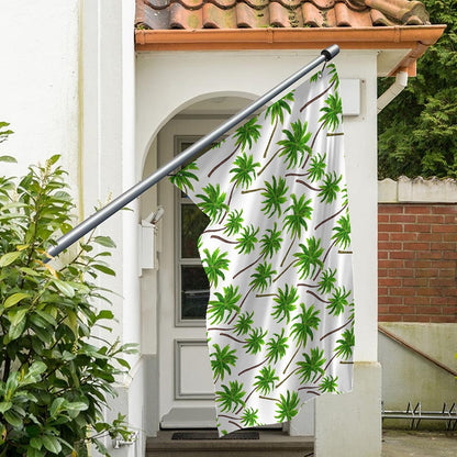 Palm Tree Pattern Print Polyester Flag