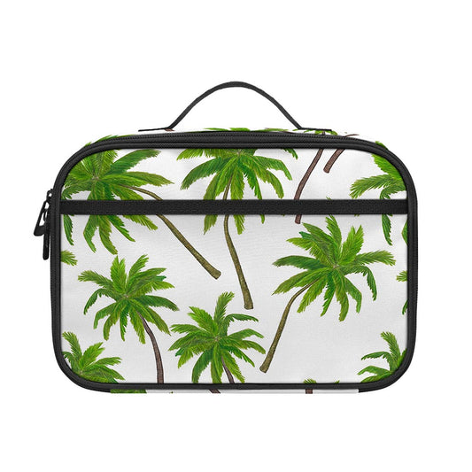 Palm Tree Pattern Print Portable Lunch Bag