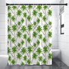 Palm Tree Pattern Print Premium Shower Curtain
