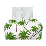 Palm Tree Pattern Print Rectangle Tissue Box Cover