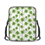 Palm Tree Pattern Print Rectangular Crossbody Bag