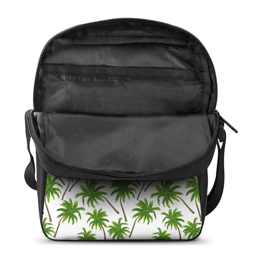 Palm Tree Pattern Print Rectangular Crossbody Bag