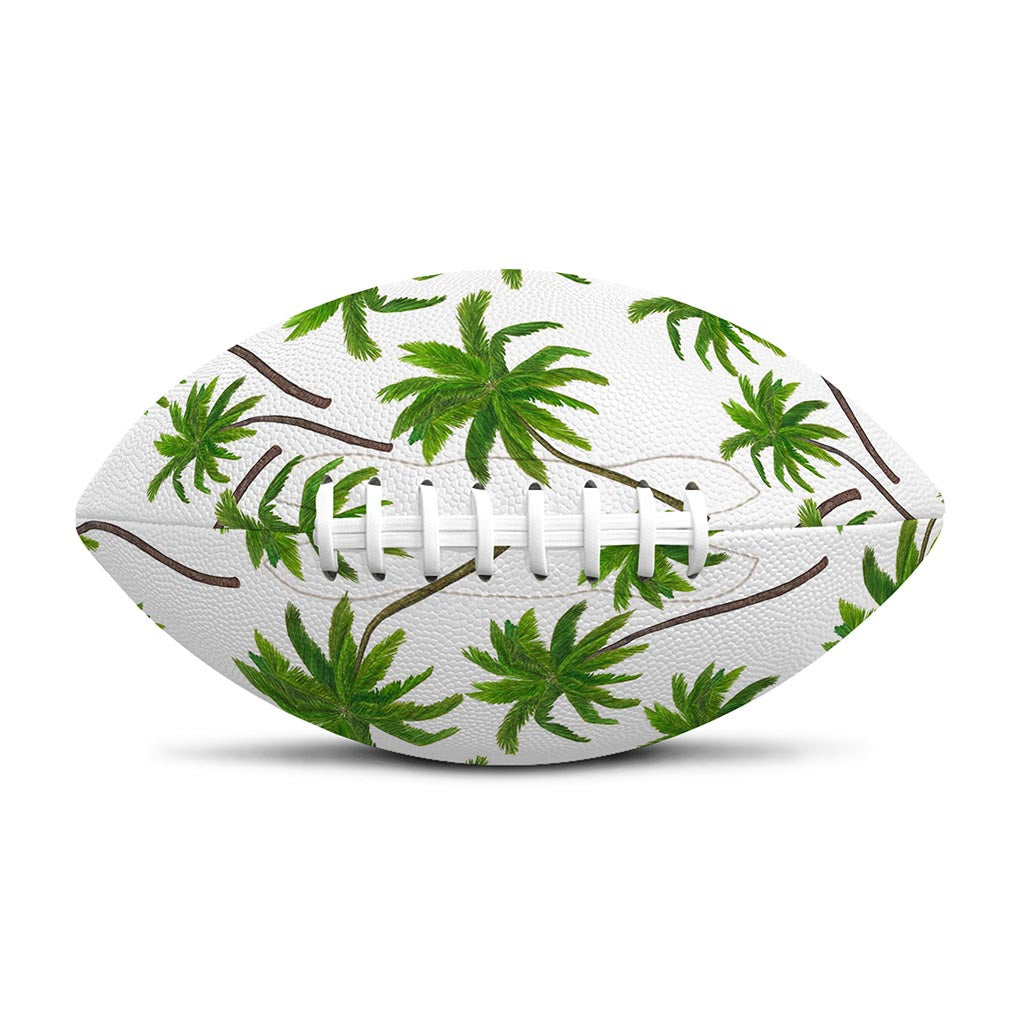 Palm Tree Pattern Print Rugby Ball