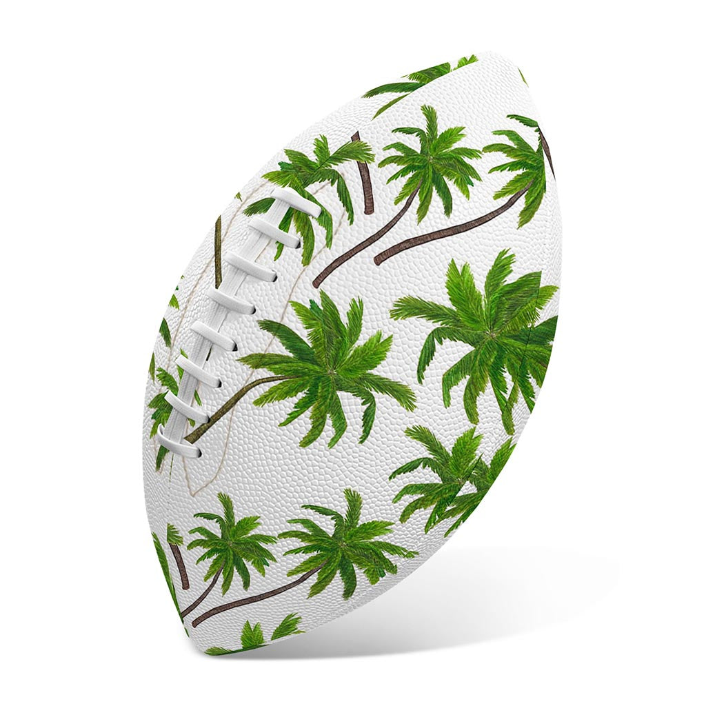 Palm Tree Pattern Print Rugby Ball