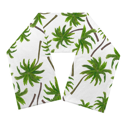 Palm Tree Pattern Print Scarf