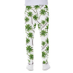 Palm Tree Pattern Print Scuba Joggers