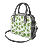 Palm Tree Pattern Print Shoulder Handbag