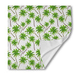 Palm Tree Pattern Print Silk Bandana