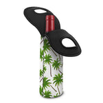 Palm Tree Pattern Print Single Neoprene Wine Tote
