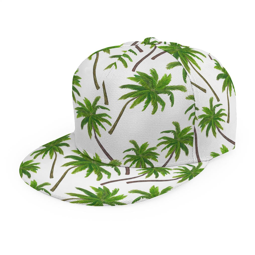 Palm Tree Pattern Print Snapback Cap