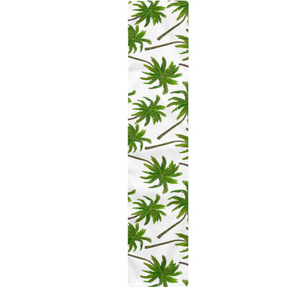 Palm Tree Pattern Print Table Runner
