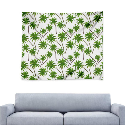 Palm Tree Pattern Print Tapestry