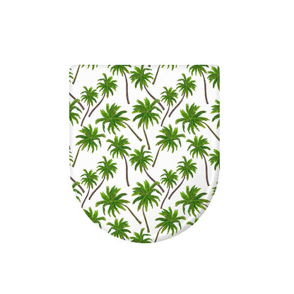 Palm Tree Pattern Print Toilet Lid Cover