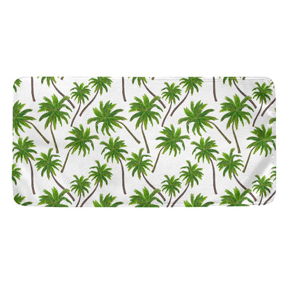 Palm Tree Pattern Print Towel