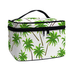 Palm Tree Pattern Print Travel Makeup Bag