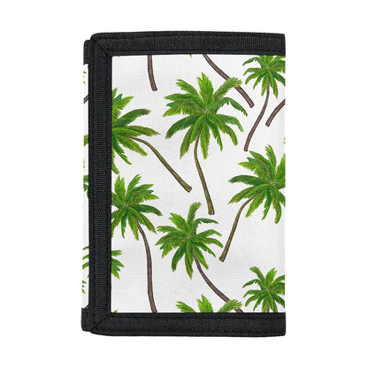 Palm Tree Pattern Print Trifold Wallet