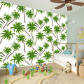 Palm Tree Pattern Print Wall Sticker