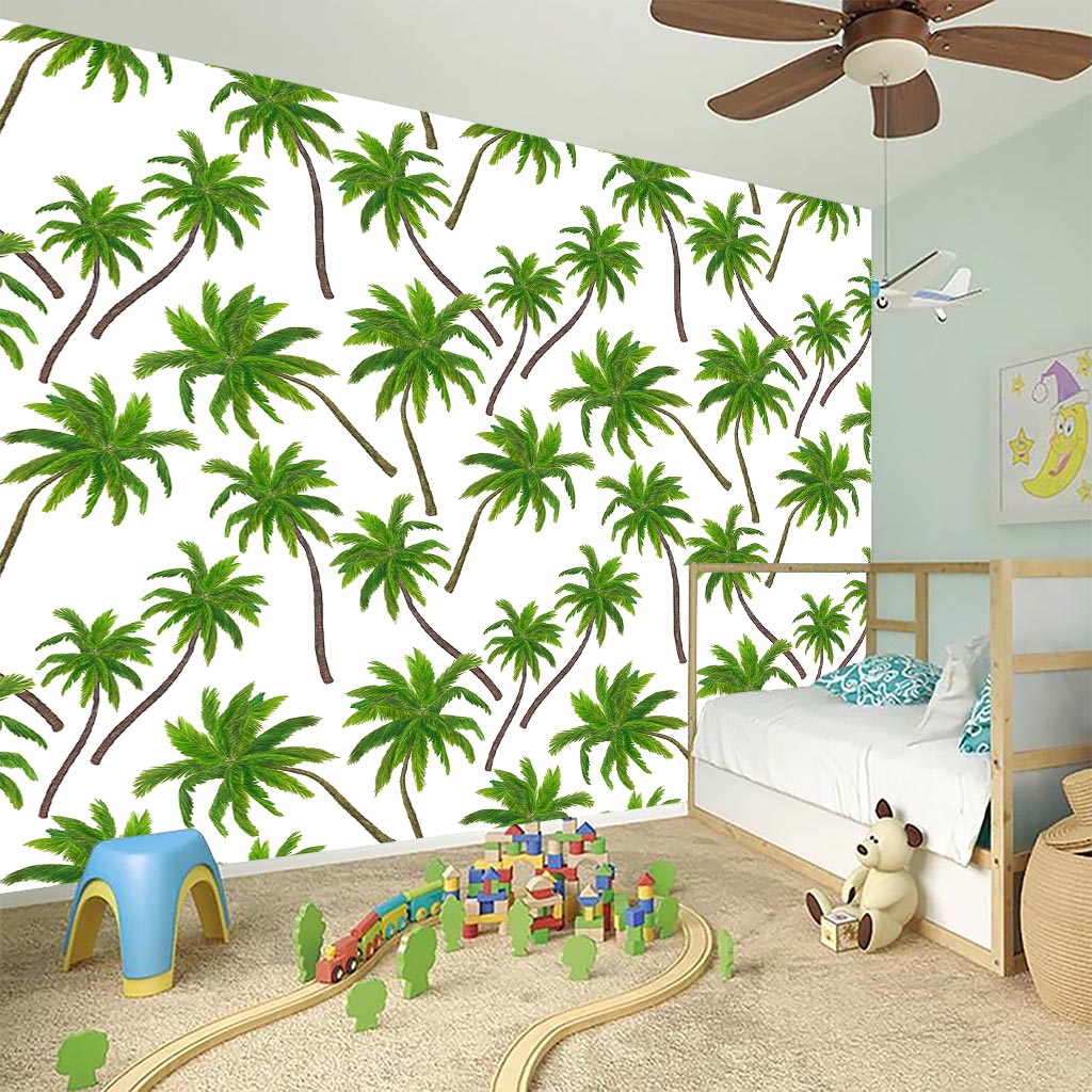 Palm Tree Pattern Print Wall Sticker