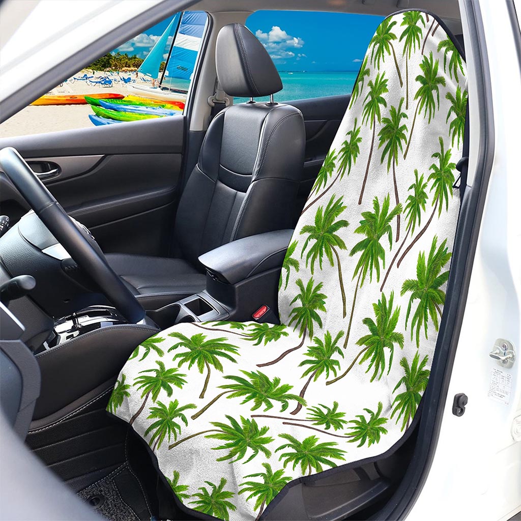 Palm Tree Pattern Print Waterproof Car Seat Cover