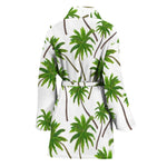 Palm Tree Pattern Print Women's Bathrobe