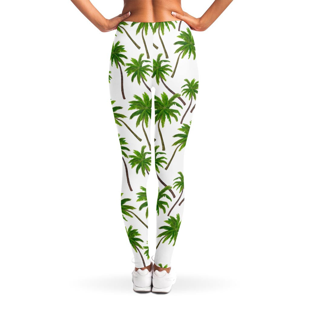 Palm Tree Pattern Print Women's Leggings