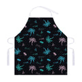 Palm Tree Summer Beach Pattern Print Adjustable Apron