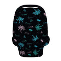 Palm Tree Summer Beach Pattern Print Baby Seat Cover