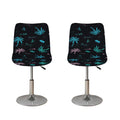 Palm Tree Summer Beach Pattern Print Bar Stool Covers