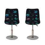 Palm Tree Summer Beach Pattern Print Bar Stool Covers
